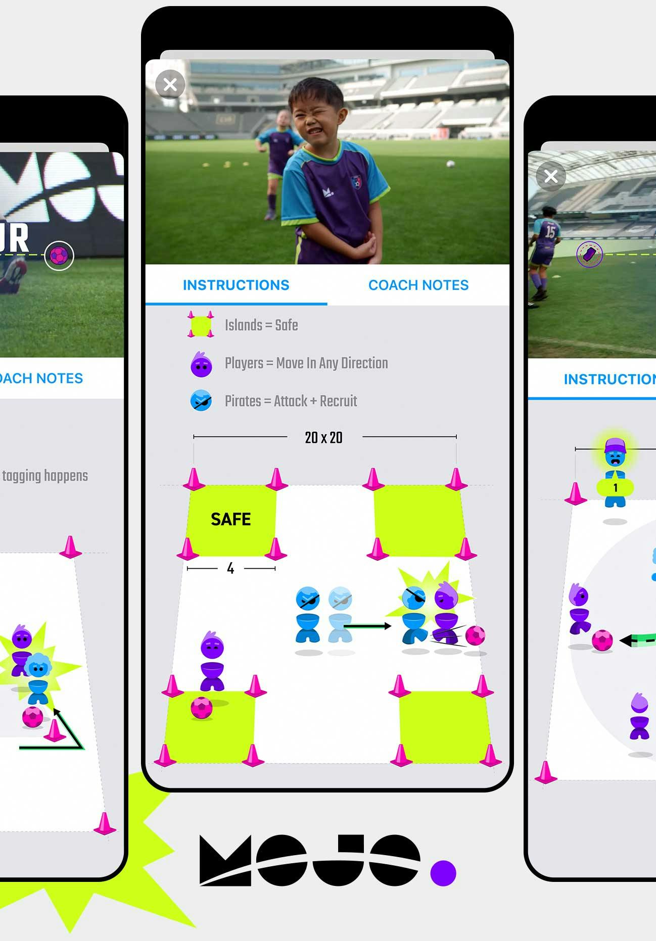 Mojo sport app drills mobile